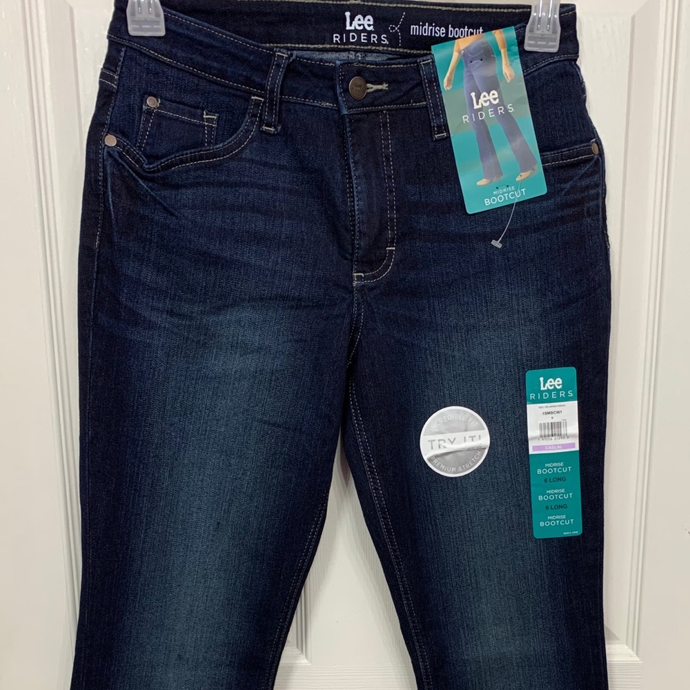LEE Riders Denim Deep Dyed Bootcut Midrise Jeans